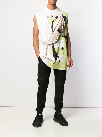 Shop Rick Owens Drkshdw Schultertasche Mit Print In Neutrals