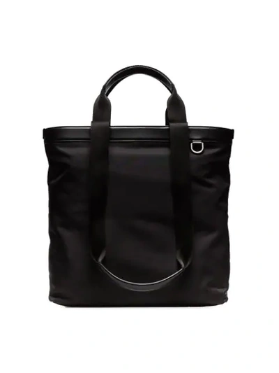 Shop Dolce & Gabbana Black Pig Print Multi-strap Tote Bag