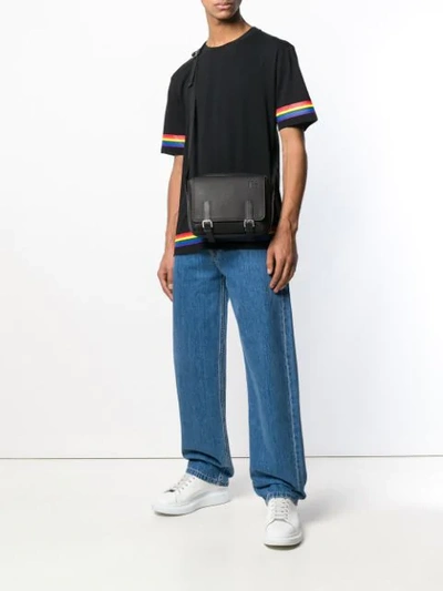 Shop Loewe Military Messenger Xs Bag In Black