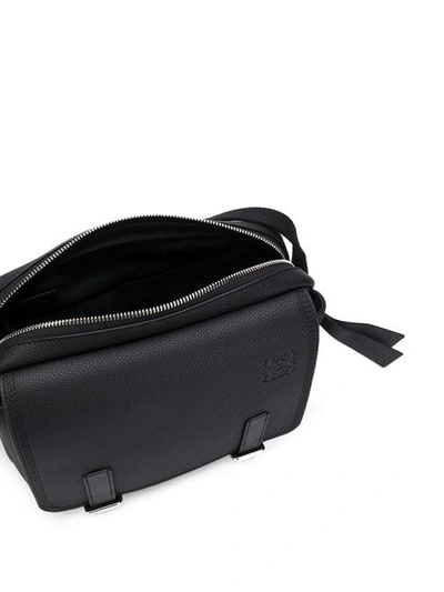 Shop Loewe Military Messenger Xs Bag In Black
