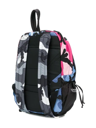 Shop Valentino Garavani Cacmouflage Backpack - Multicolour