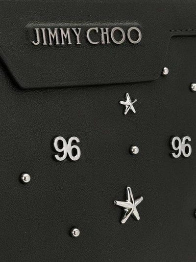 Shop Jimmy Choo Small Derek Clutch In Black