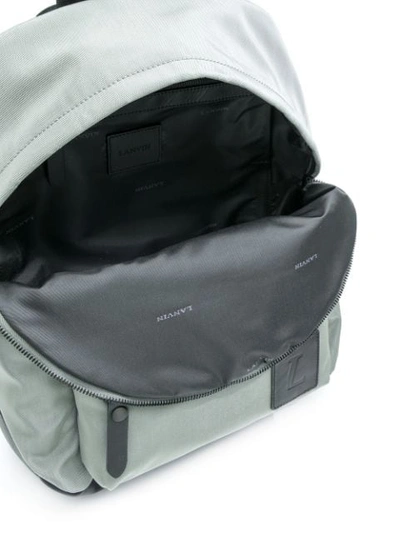 Shop Lanvin Eagle Backpack - Grey