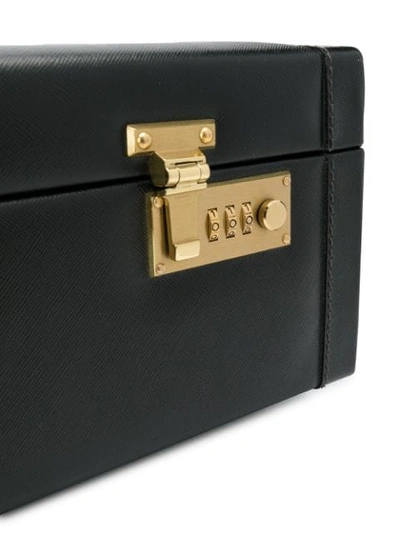 Shop Prada Classic Briefcase In F0002  Nero