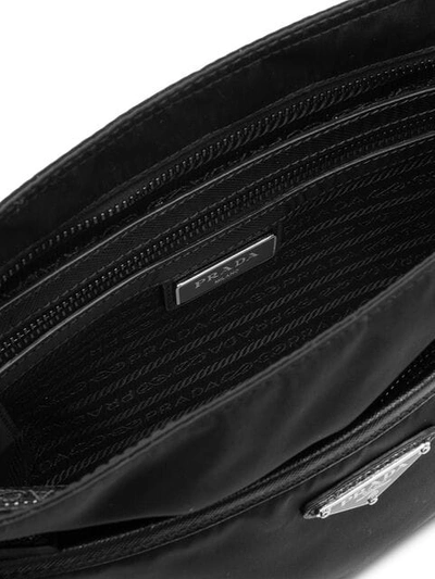 Shop Prada Nylon Bag In Black