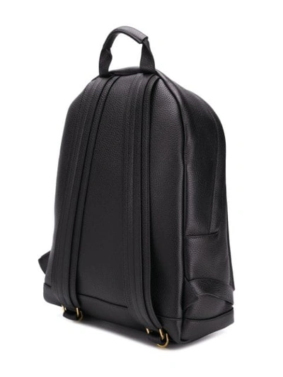 Shop Tom Ford Medium Buckley Leather Backpack In Black