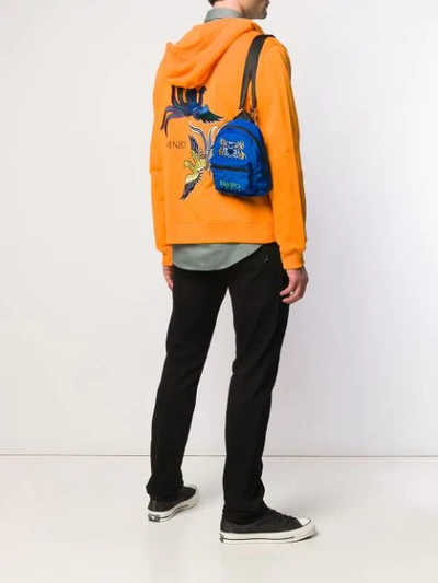 Shop Kenzo Mini Rucksack Mit Tiger - Blau In Blue