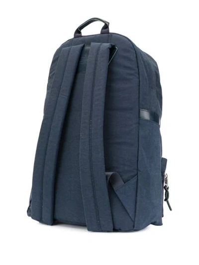 Shop As2ov Front Zip Backpack In Blue