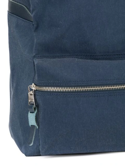 Shop As2ov Front Zip Backpack In Blue