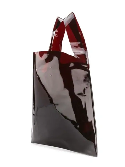 Shop Maison Margiela Large Tote Bag In T2274 Russet Brown