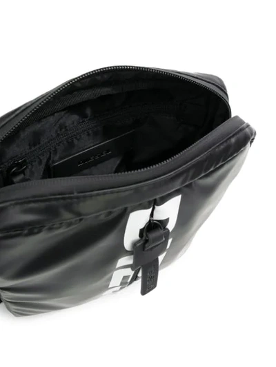 Shop Diesel F-bold Small Crossbody Bag In Black