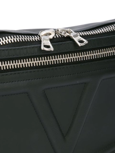 Shop Valas Logo Belt Bag In Black