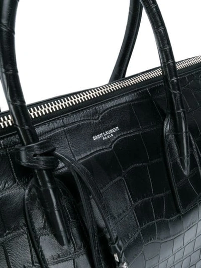 SAINT LAURENT SAC DE JOUR MEDIUM TOTE BAG - 黑色