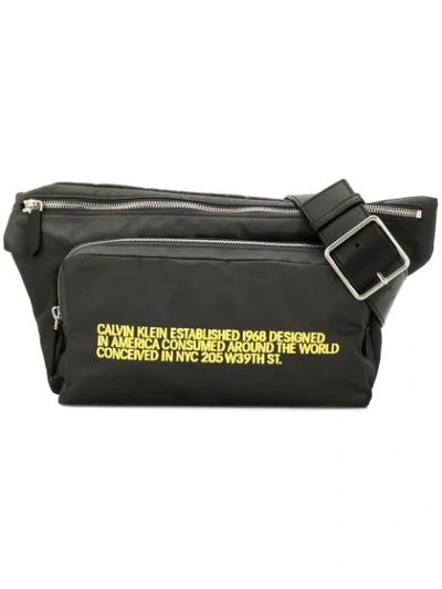 CALVIN KLEIN 205W39NYC LARGE FANNY PACK - 灰色