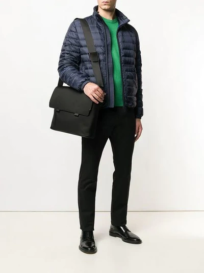 Shop Troubadour Strider Messenger Bag In Black