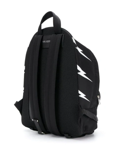 Shop Neil Barrett Classic Zipped Backpack In Black