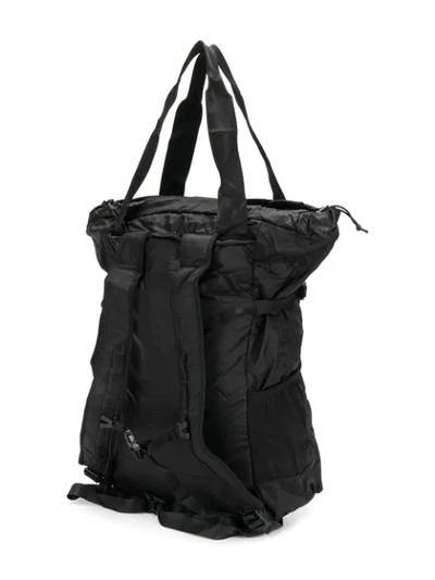 Shop Patagonia Buckled Backpack In Black