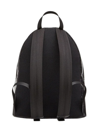 Shop Fendi Mania Logo Backpack In Black