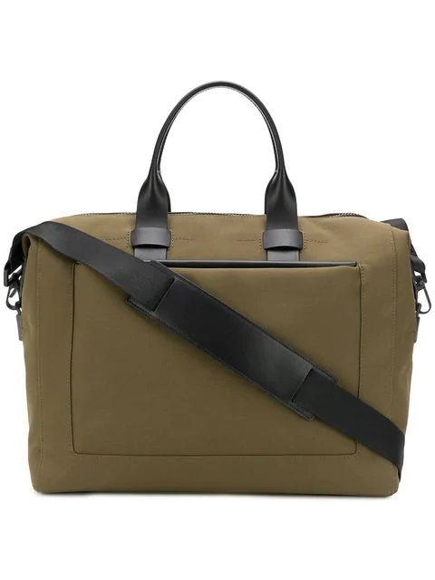 green holdall bag
