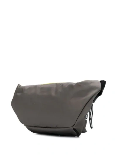 Shop Givenchy Logo Print Belt Bag In Grey