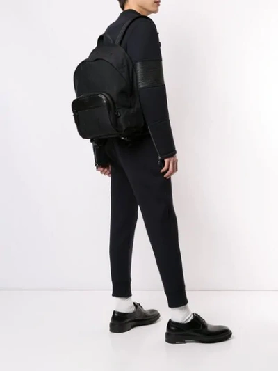 Shop Neil Barrett Thunderbolt Backpack In Black