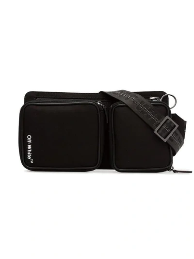 Shop Off-white Cordura Logo Print Belt Bag In Black