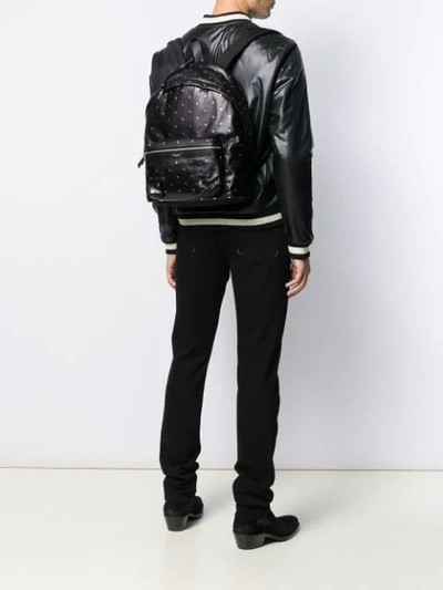 Shop Saint Laurent Bag City Backpack - Black