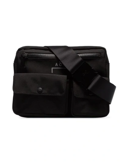 Shop A-cold-wall* Logo Print Harness Bag In Black