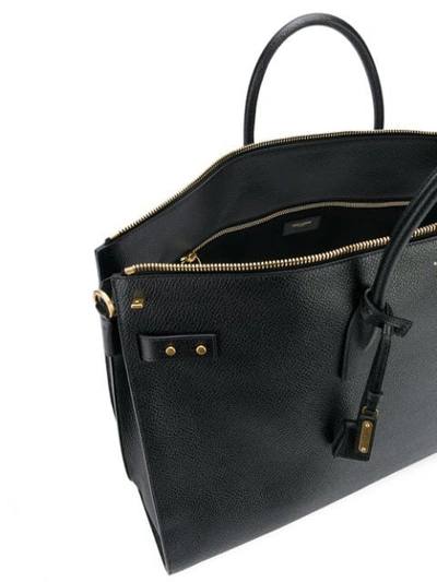 Shop Saint Laurent Sac De Jour Holdall In Black