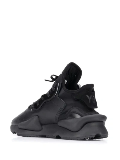 Y-3 KAIWA CHUNKY SOLE SNEAKERS - 黑色