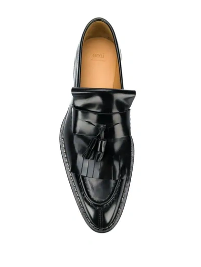 Shop Ami Alexandre Mattiussi Loafer Shoes In Black