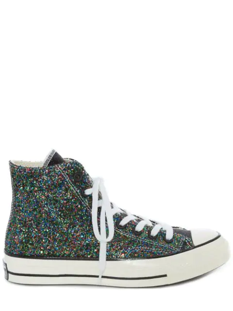 silver glitter chuck taylors