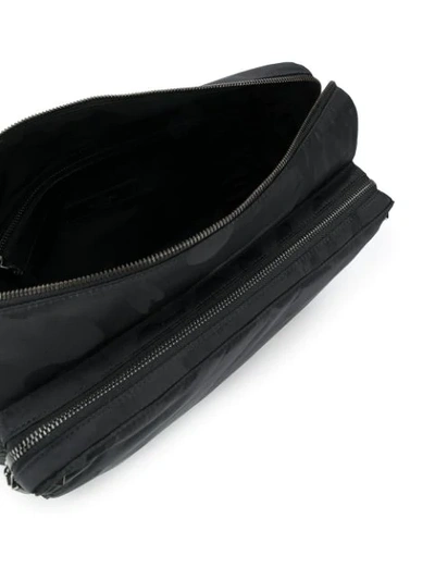 Shop Valentino Garavani Camouflage Shoulder Bag In Black