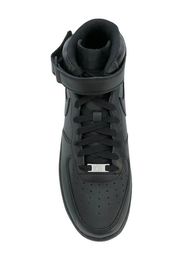 Shop Nike 'air Force 1 '07' Sneakers In Black