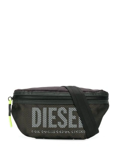 Shop Diesel Lonigo Logo Belt Bag In Black