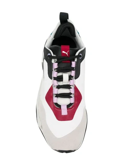 Shop Puma Thunder Rive Sneakers In White