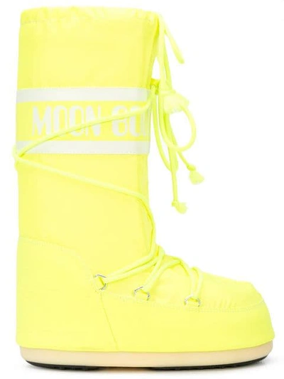 Shop Jeremy Scott X Moon Boots In Yellow