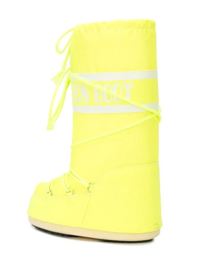 Shop Jeremy Scott X Moon Boots In Yellow