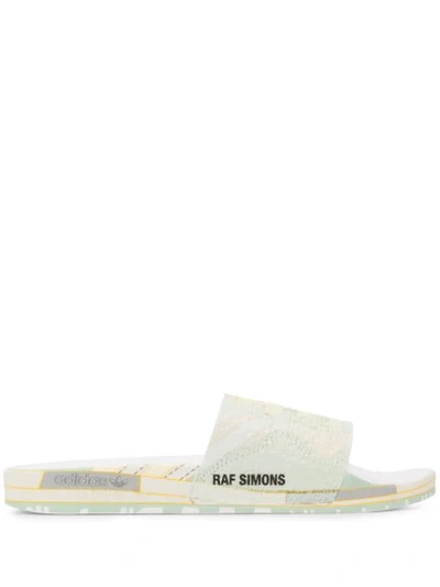 ADIDAS BY RAF SIMONS TEXTURED DETAIL SLIDES - 大地色