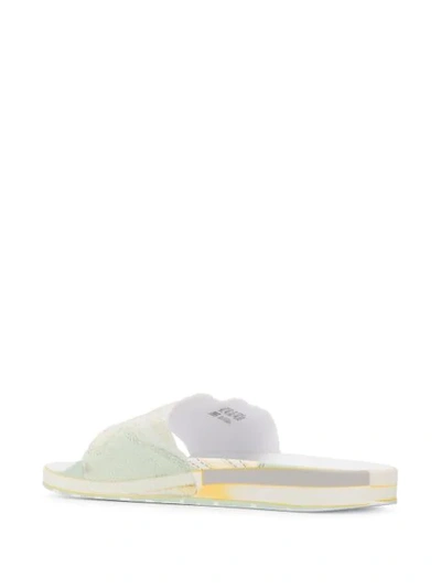 ADIDAS BY RAF SIMONS TEXTURED DETAIL SLIDES - 大地色