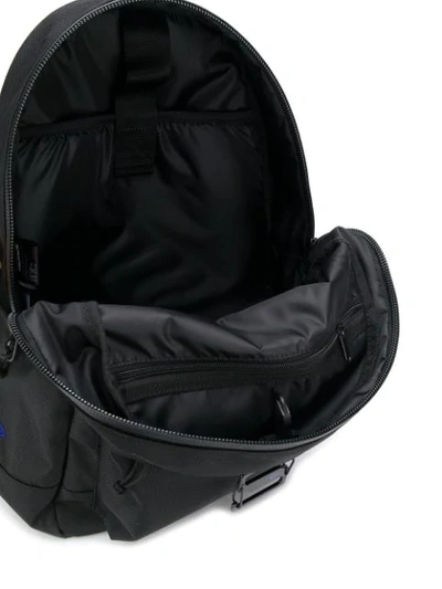 Shop Yohji Yamamoto Textured Backpack In Black