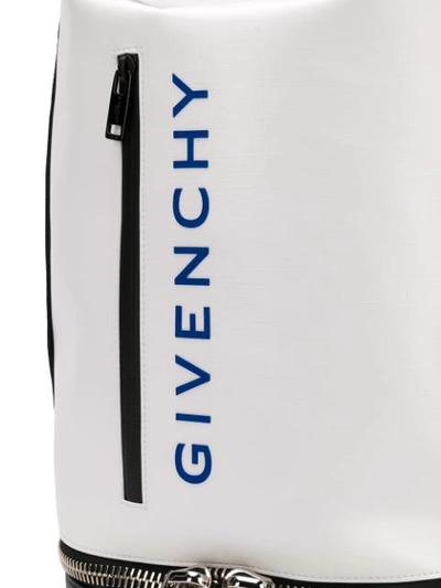 Shop Givenchy Large Jaw Hybrid Bag In White