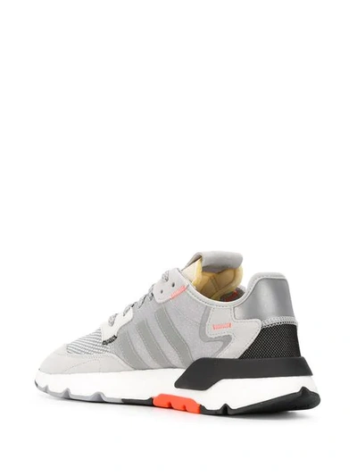 Shop Adidas Originals Nite Jogger Low-top Sneakers In Grey