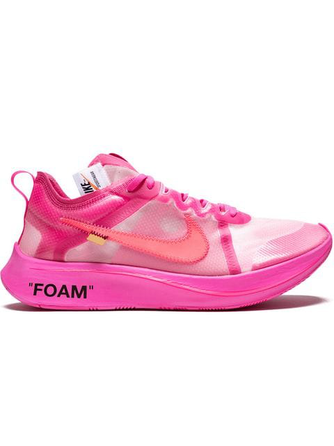 off white foam nike pink