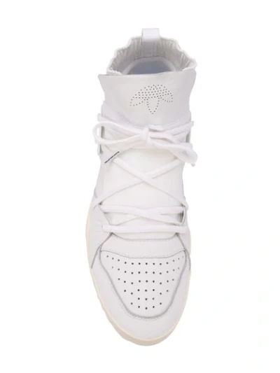 Shop Adidas Originals By Alexander Wang Bball Sneakers In White