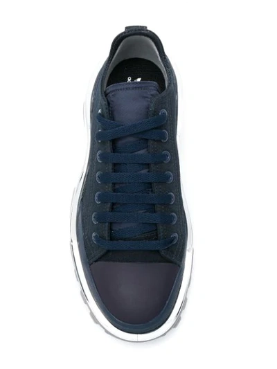 Shop Raf Simons Detroit Runner Sneakers In Blue