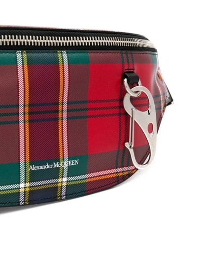 Shop Alexander Mcqueen Harness Belt Bag In Red