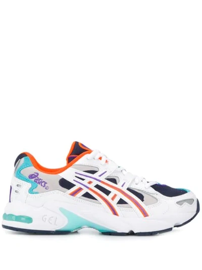 Shop Asics Colour Block Sneakers In White