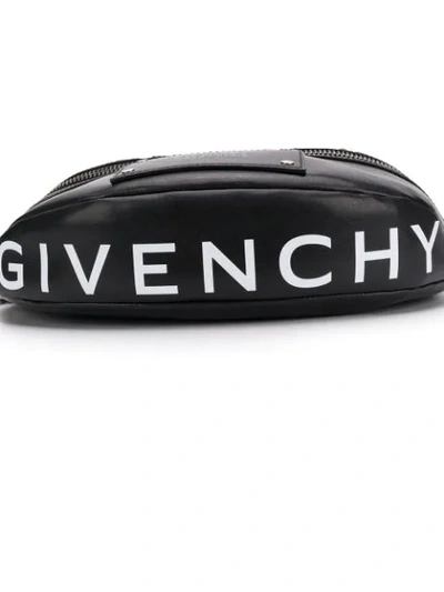 Shop Givenchy Tag Bum Bag In Black