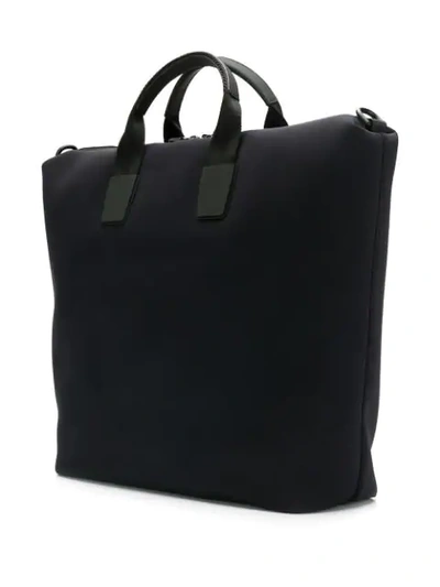 Shop Dolce & Gabbana Printed Logo Tote Bag In Black
